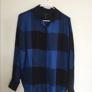 Rag & Bone Buffalo Plaid Button Down, XS